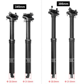 Dropper Post Aluminum Alloy Hydraulic Dropper Seatpost for 22.2mm Handle Bar Mountain Bike