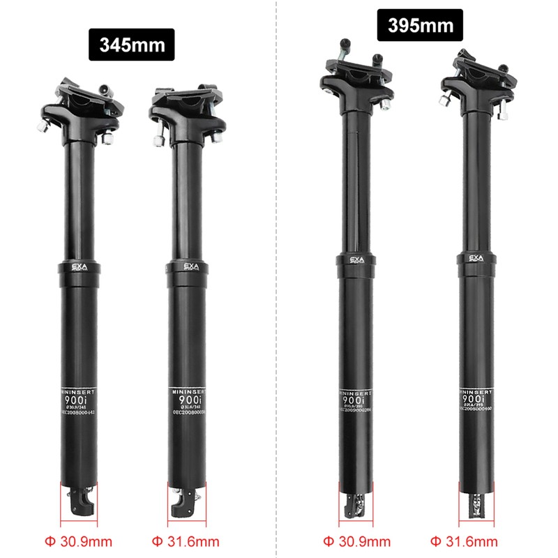 Dropper Post Aluminum Alloy Hydraulic Dropper Seatpost for 22.2mm Handle