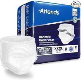 Attends Disposable Underwear 3X-Large Severe 40 Ct