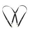 KASAJIMA Suspenders, 0.8 inch (21 mm), X Shape, Unisex, Moderate