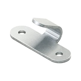 Dreamprint 15x Guy Hooks 2-Hole Galvanised Steel Tarpaulin Hook Hole Hook Two-Hole Hook Net Hook Lashing Eye for Camping Trailer