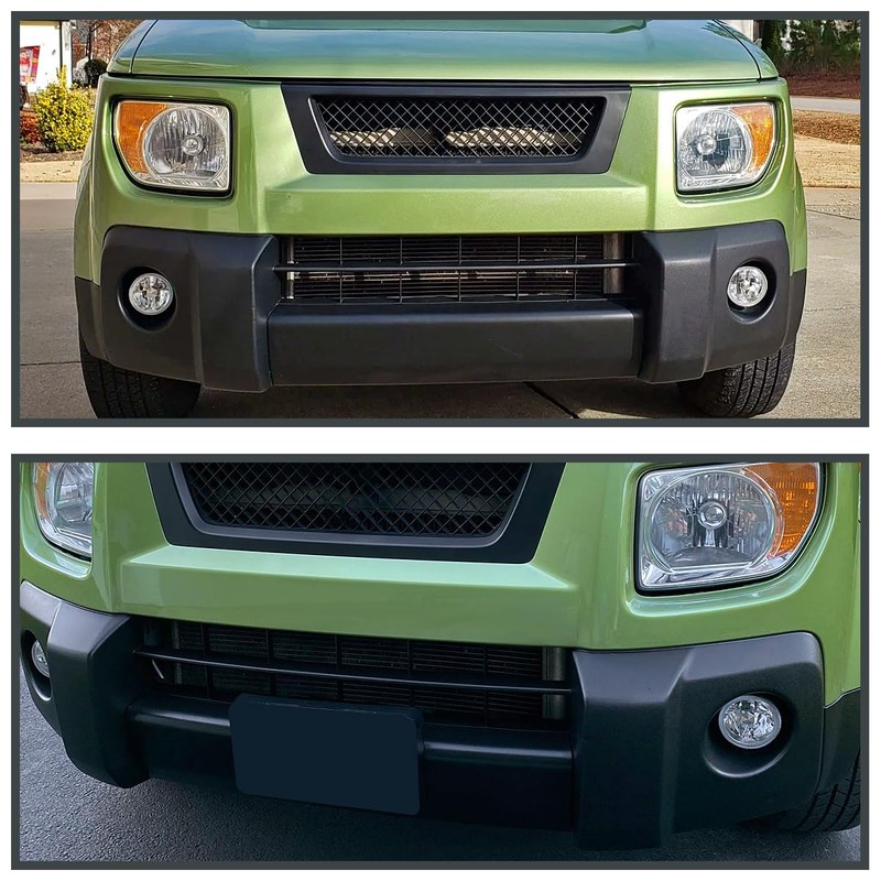 Spec-D Tuning Clear Bumper Driving Fog Lights + Bulbs +