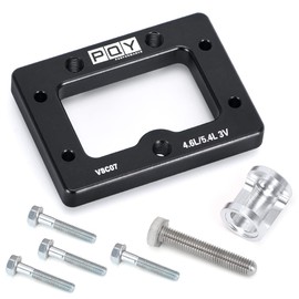 PQY - Compresor de válvula de motor compatible con Ford Mustang GT 4.6L 5.4L 3V Explorer Trac Retenedor de tornillo magnético negro