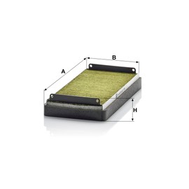 Original MANN-FILTER Interior Filter FP 2745-2 – FreciousPlus biofunctional pollen filter (set of 2) – For passenger cars