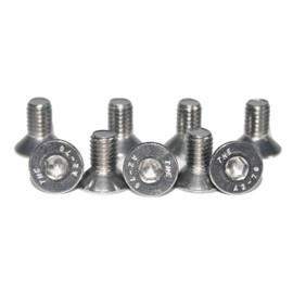 Countersunk Screw M8 x 10mm Stainless Steel V2A VA A2 DIN 7991 / ISO 10642 Hex Socket (Pack of 25)