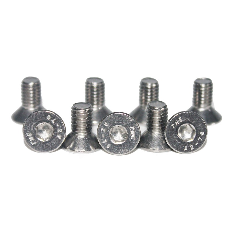 Countersunk Screw M8 x 10mm Stainless Steel V2A VA A2