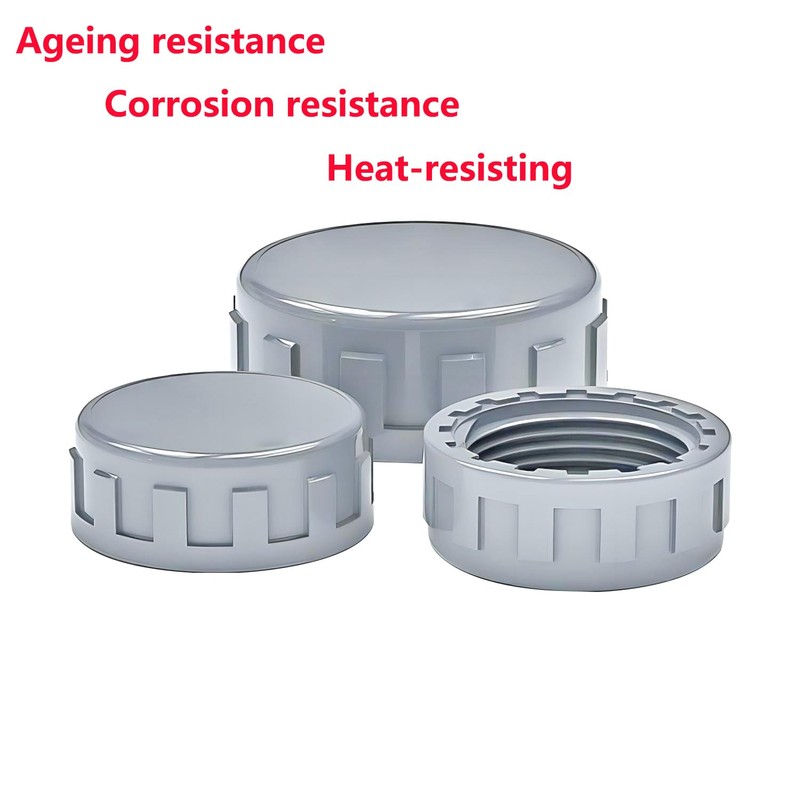 Ctyjia 2 Pack Female Thread Pipe Fitting Cap, 50mm Fitting