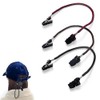 3pcs Hat Retainer Clip Windproof Fishing Caps, Adjustable Hat Retainer