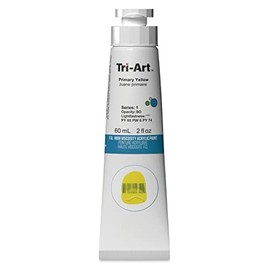 Tri-Art High Viscosity Artist Acrylic - Primary Yellow, 60 ml Tube