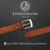 LINDENMANN Men's Leather Belt 40 mm Wide Belt Full Cowhide