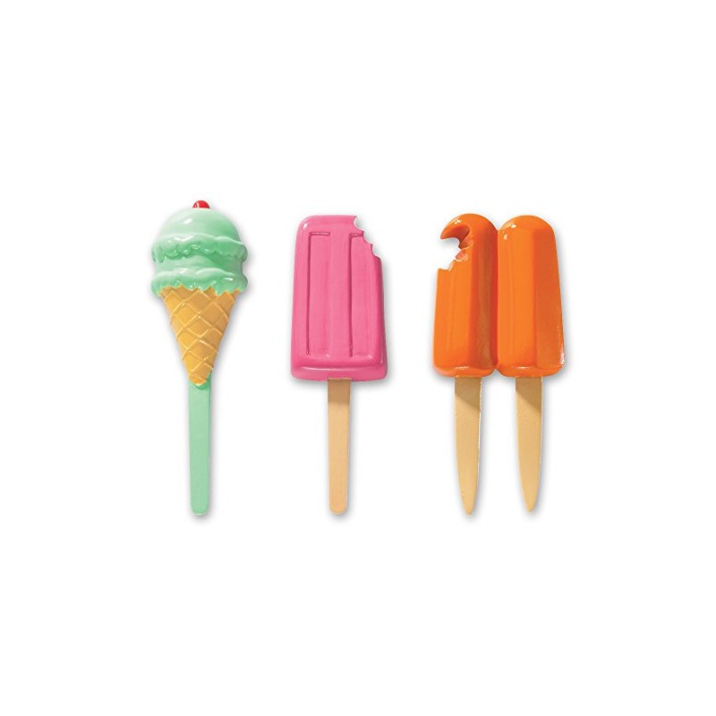 DecoPac Cool Treats DecoPic Cupcake Picks (12 Count)