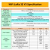 APKLVSR LoRa ESP32 Development Board, LoRa V3 Board with OLED