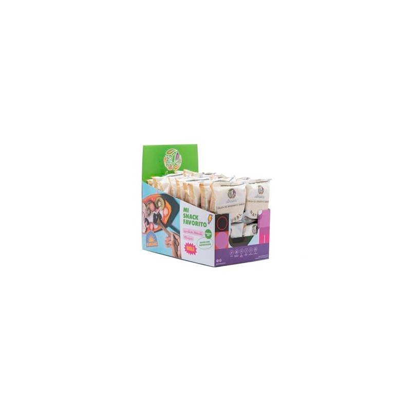 AMAREA® Obleas de Amaranto Natural, 30g, Snack Saludable, Sin Azúcar,