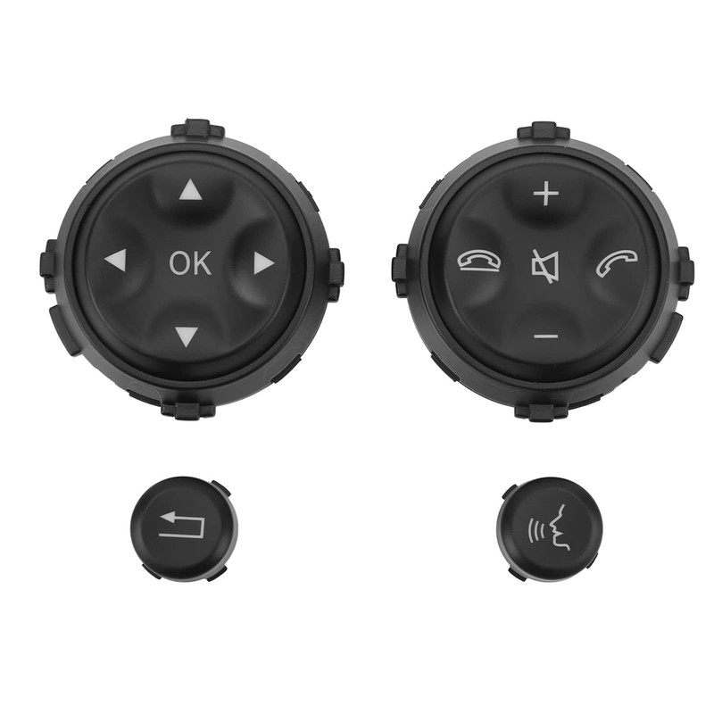 Car Steering Wheel Switch Buttons, 4 Pieces Steering Wheel Control