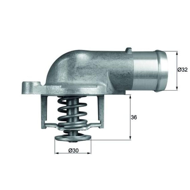 MAHLE TI 212 87D Thermostat Coolant with Seal Suitable for