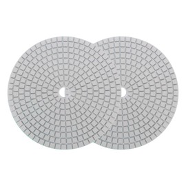 uxcell Diamond Polishing Pad 7-Inch 2000 Grits Wet/Dry Grinding for Stone Concrete Marble Countertop Floor 2pcs