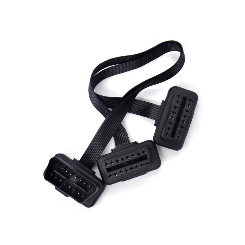 OBD2 Splitter Cable, 11.8 inches (30 cm), Flat Cable Specifications