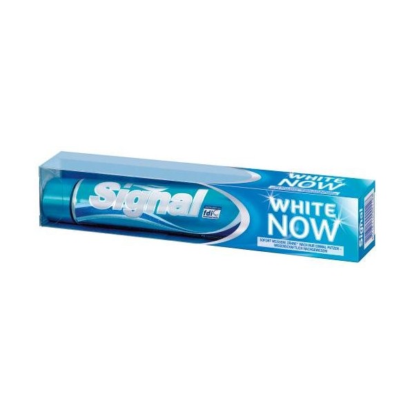Signal White Now Toothpaste - Instant Effect, Clinically Proven - [Authentic European] - 3 Count