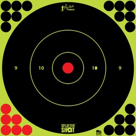Pro-Shot Products Bull's-Eye Target, Green, 12" (12B-GREEN-5PK)