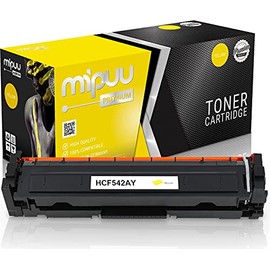 Mipuu Toner Compatible with HP CF542A 203A Yellow for Color Laserjet Pro M281fdw MPF M281fdn M280nw M281fw M254dw M254dnw M254nw