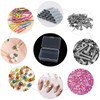 Aimeke Pack of 6 Plastic Storage Boxes with Lid, Small