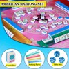 YINIUREN American Mahjong Sets with Pushers 166 Mahjong Tile Set