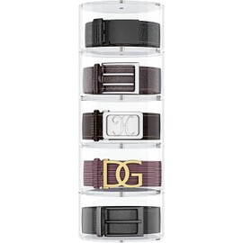 NIUBEE - Organizador de cinturón, acrílico de 5 capas, soporte de almacenamiento y exhibición para accesorios como joyas, relojes, pulseras