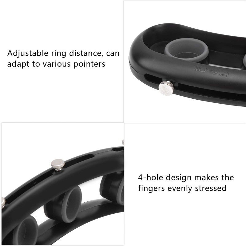 Dilwe Musical Finger Extender, Adjustable Four-hole Circular Span Practice Extender