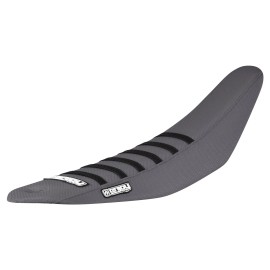 Enjoy MFG 2022-2024 Yamaha YZ 85  Gripper Seat Cover  all GREY w/ BLACK ribs #319