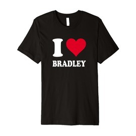 Red Heart I Love Bradley Premium T-Shirt
