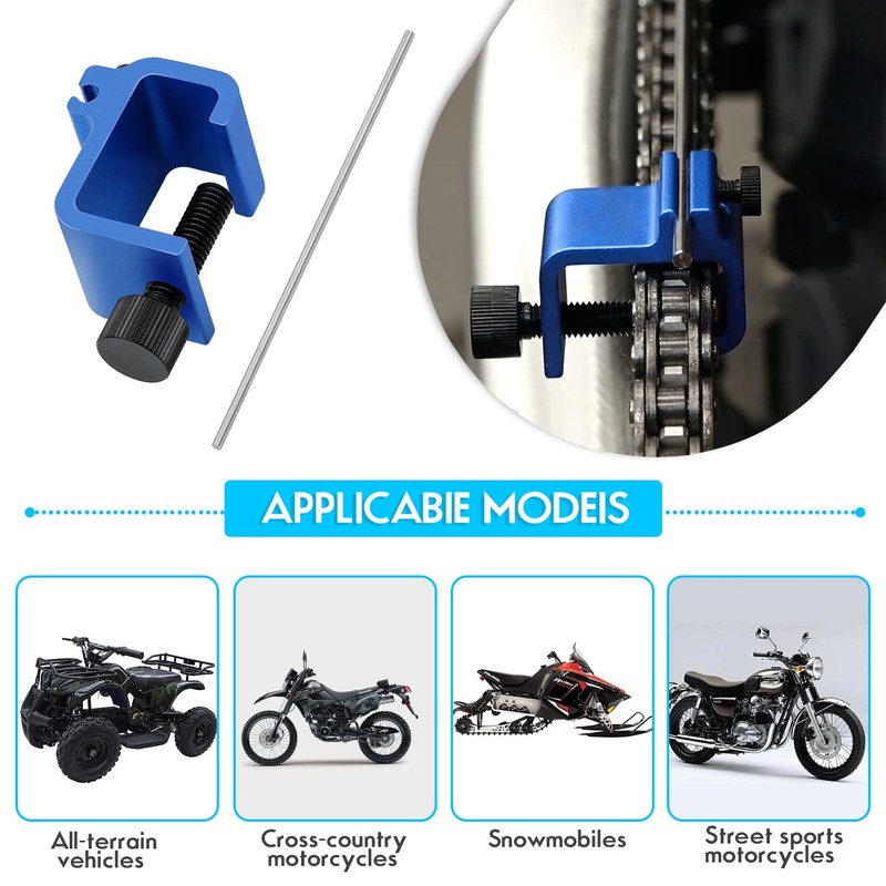 Chain Alignment Tool Suitable for Motorcycles and ATVs, Quick Accurate