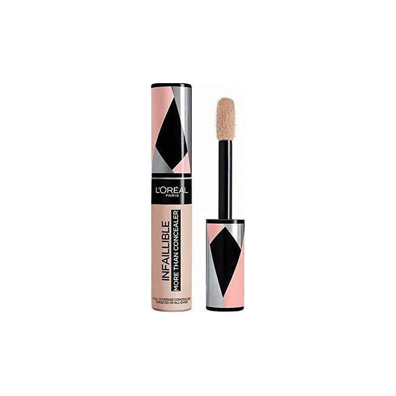 L'Oréal Paris Infalible More Than Concealer Corrector Cobertura Completa, Tono