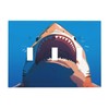 Nadoabtm Decorative Switch Plates Marine Shark Wall Plate 3 Gang