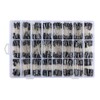500pcs 24 Values Aluminum Electrolytic Capacitor Assorted Kit 10V 16V