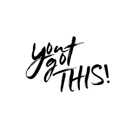 You Got This - Living Room Wall Decorations for Home, Wall Pictures for Living Room Decor, Boho Wall Hanging Wall Decor, Inspirational Wall Art for Office and Home, Unframed - 8 X 10
