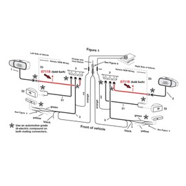 Professional Parts Warehouse Meyer Nite Saber Headlight Harness Wiring from Module C Port to Plow Lights 07118