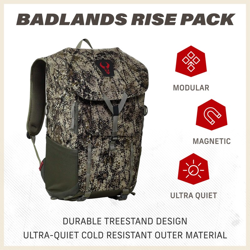 Badlands Rise Pack - Waterproof Hunting Backpack, Fidlock Fasteners, Hydration