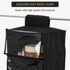 Garvee 2-Pack Hat Racks with Dust Cover, 6 Shelf Hanging