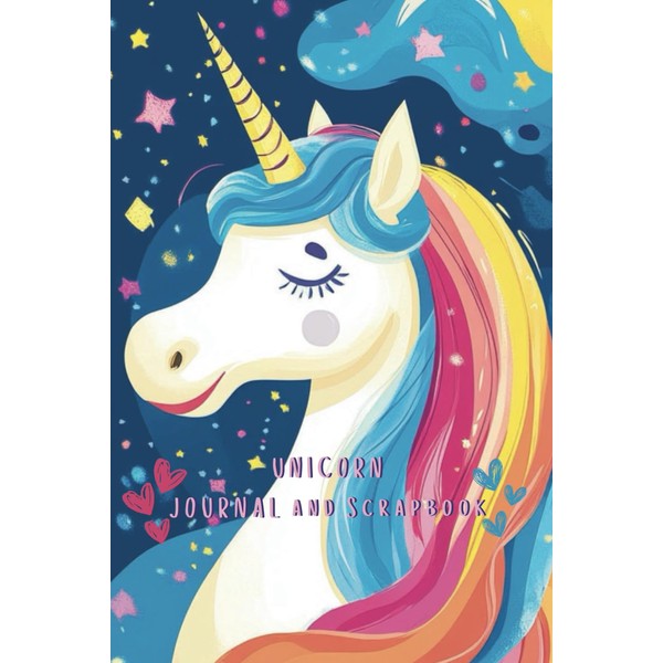 Unicorn Journal and Sketchbook for Girls: Cute Themed Notebook for