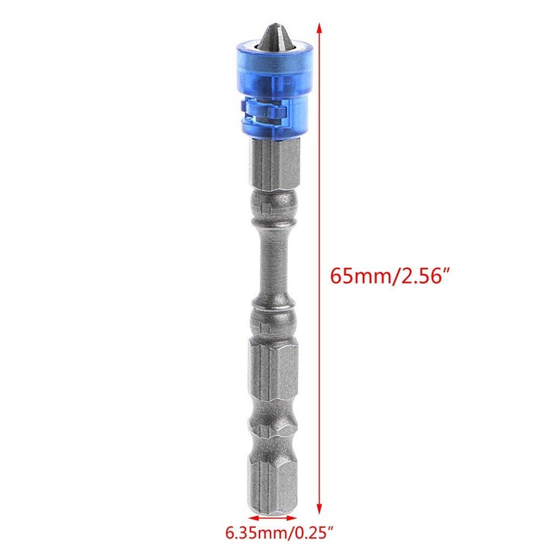5Pcs PH2 Magnetic Phillips Screwdriver Bits with 1/4 inch Hex