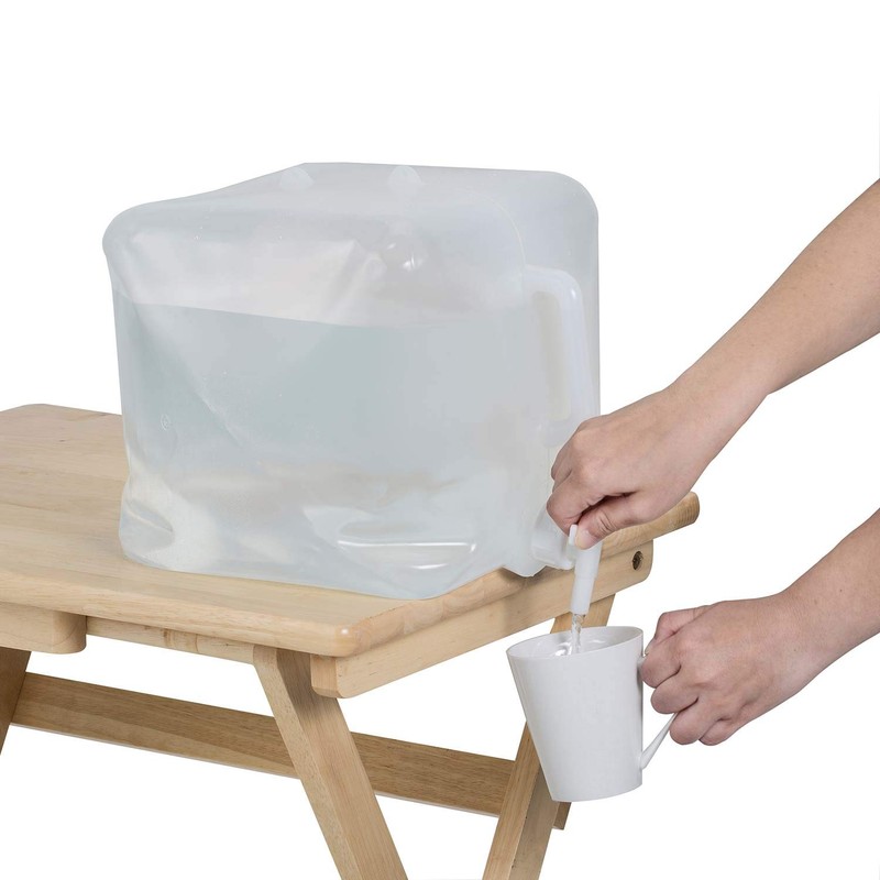 Bestco ND-9084 Water Tank, Clear, 2.6 gal (10 L), Foldable,