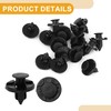 Partuto 8mm Hole Rivet - Plastic Black - 25 Pcs