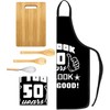 50th Birthday Gifts for Men, Apron Gifts for Husband Wife