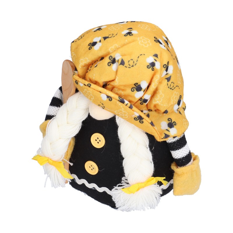 Bee Pattern Gnome Doll Dwarf Faceless Doll Ornament Decor for