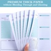 Weekly Planner Notepad, Daily Planner Undated, Notebook, To-Do List, Weekly
