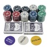 Poker Game Set with Metal Box Complete Fiches + Cards