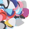 200PCS Guitar Picks Flexibility ABS Abrazine Triangular Molding Guitar Bass
