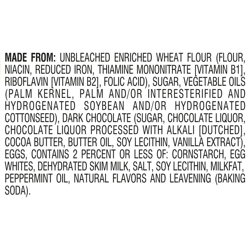 Pepperidge Farm Milano Mint Chocolate Cookies 7 oz (Pack of