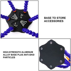 STEUGO Helping Hand Soldering Third Hands Vise with 6 Flexible Arms and USB Interface Fan Magnifying Glass Aluminum Base for Soldering, Assembly, Repair, Modeling, Hobby, Crafts, Jewelry Making