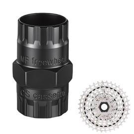 Gjinxi 1pcs Bike Freewheel Removal Tool 12-Spline Bicycle Cassette Remover Lockring Chain Tools Kit Upgrade Universal Bicycle Sprocket Lock Ring Removal Pack for Multi-Speed Freewheels Sprockets